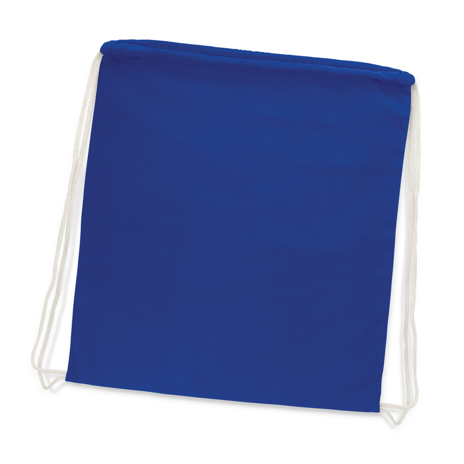  Custom Printed Drawstring Backpack Royal Blue Cotton Calico Bags Online In Perth Australia 