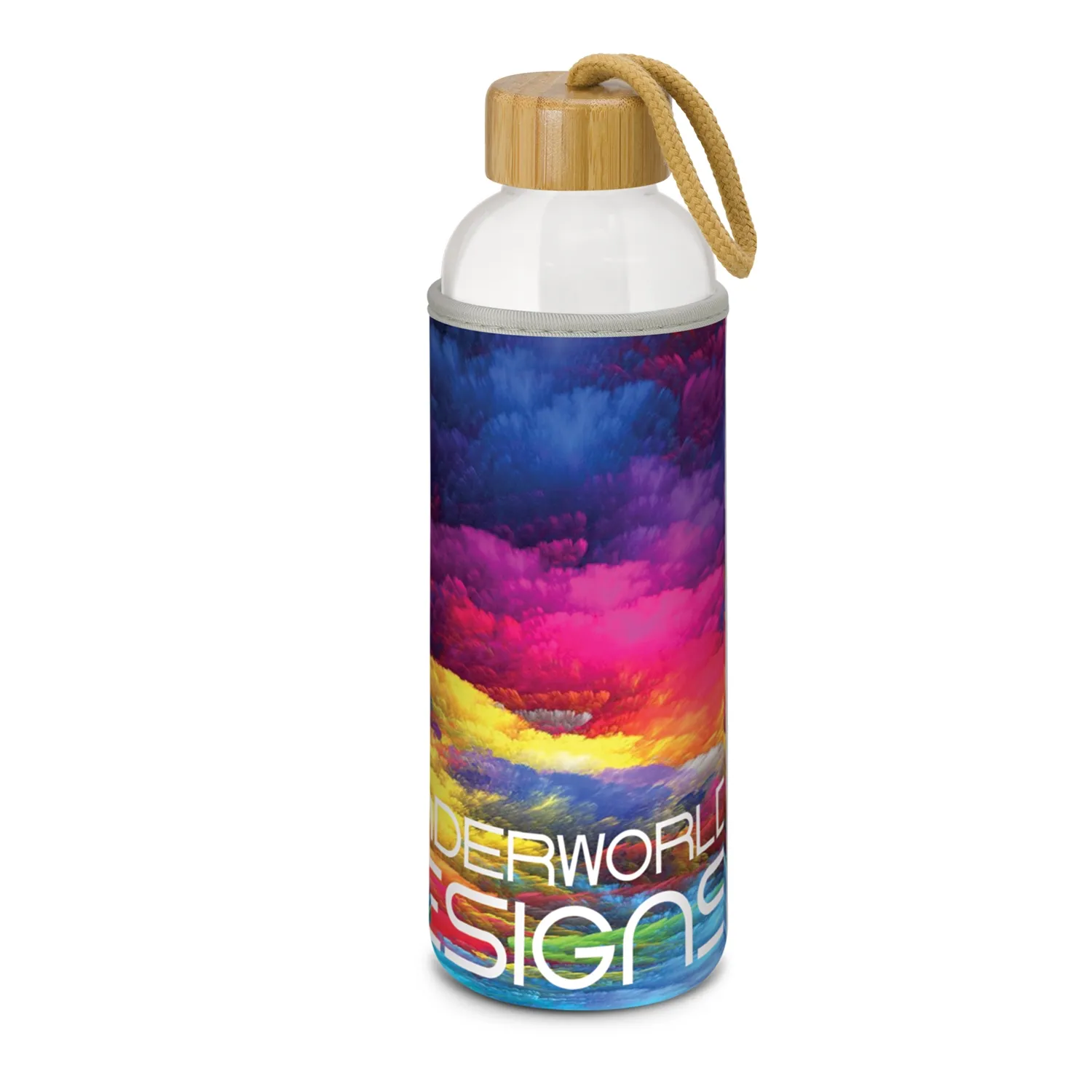 Custom Printed Eden Glass Full Colour Main Drink Bottle Online In Perth Australia