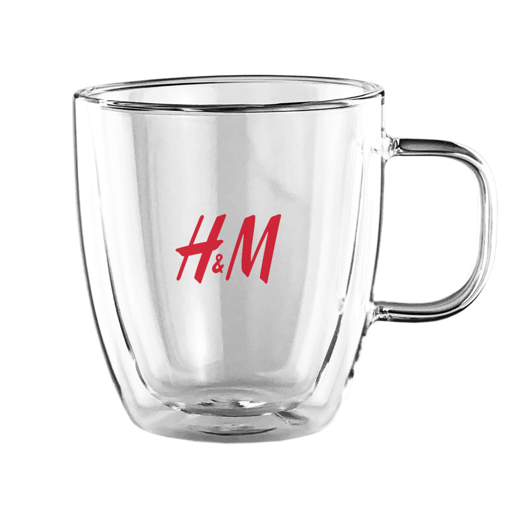 Custom Printed Garna Double Wall Glass Cup printed  glass mugs online in Perth Australia 