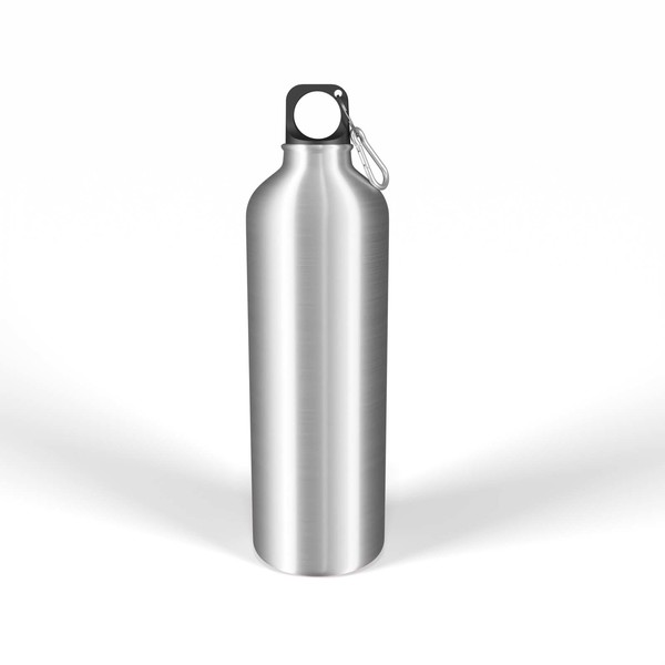 Custom Printed Gelato Aluminium Drink Gloss Silver Stainless Bottle Online In Perth Australia