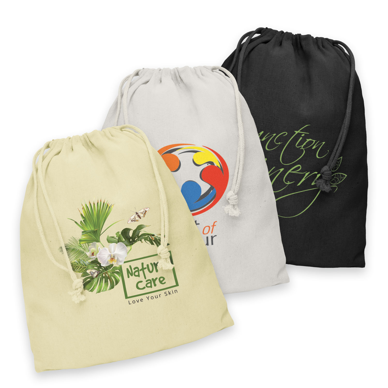 Custom Printed Gift Large Cotton Calico Bags Online In Perth Australia 