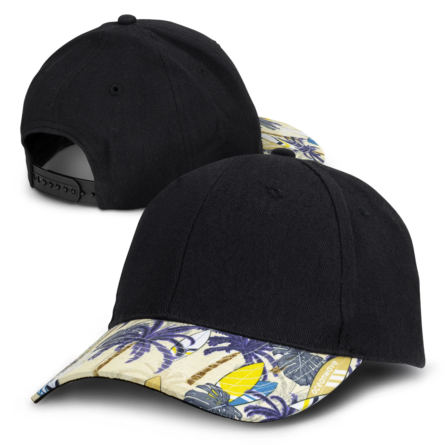 Custom Printed Highlander Custom Peak Cap Main Online In Perth Australia