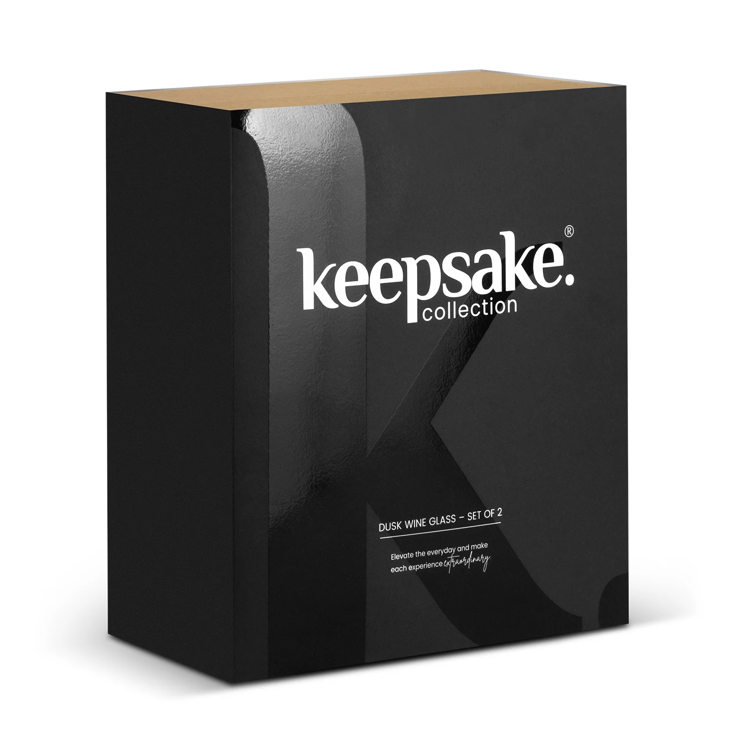 Custom Printed Keepsake Dusk Wine Glass Gift Box Online In Perth Australia