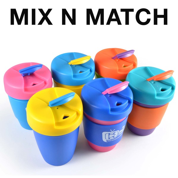  Custom Printed Kick Coffee Cup Silicone Band Mix And Match Plastic Mugs Online In Perth Australia 