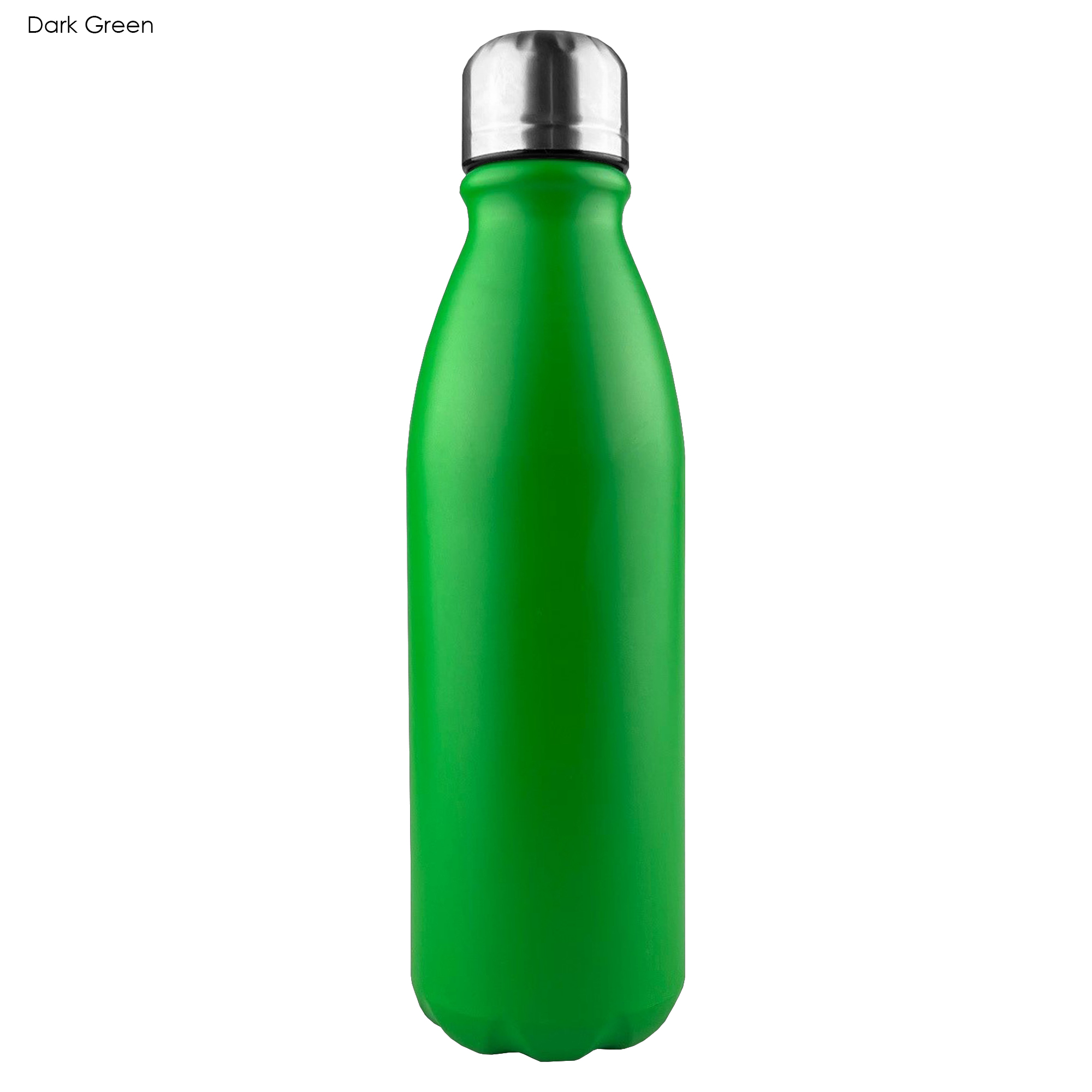 Custom Printed Komo Shiny Aluminium Drink Single Wall Dark Stainless Bottle Online In Perth Australia