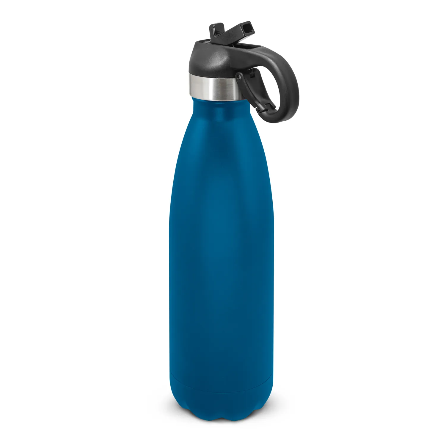 Custom Printed Mirage Powder Coated Vacuum Bottle Flip Lid Royal Bue Online In Perth Australia