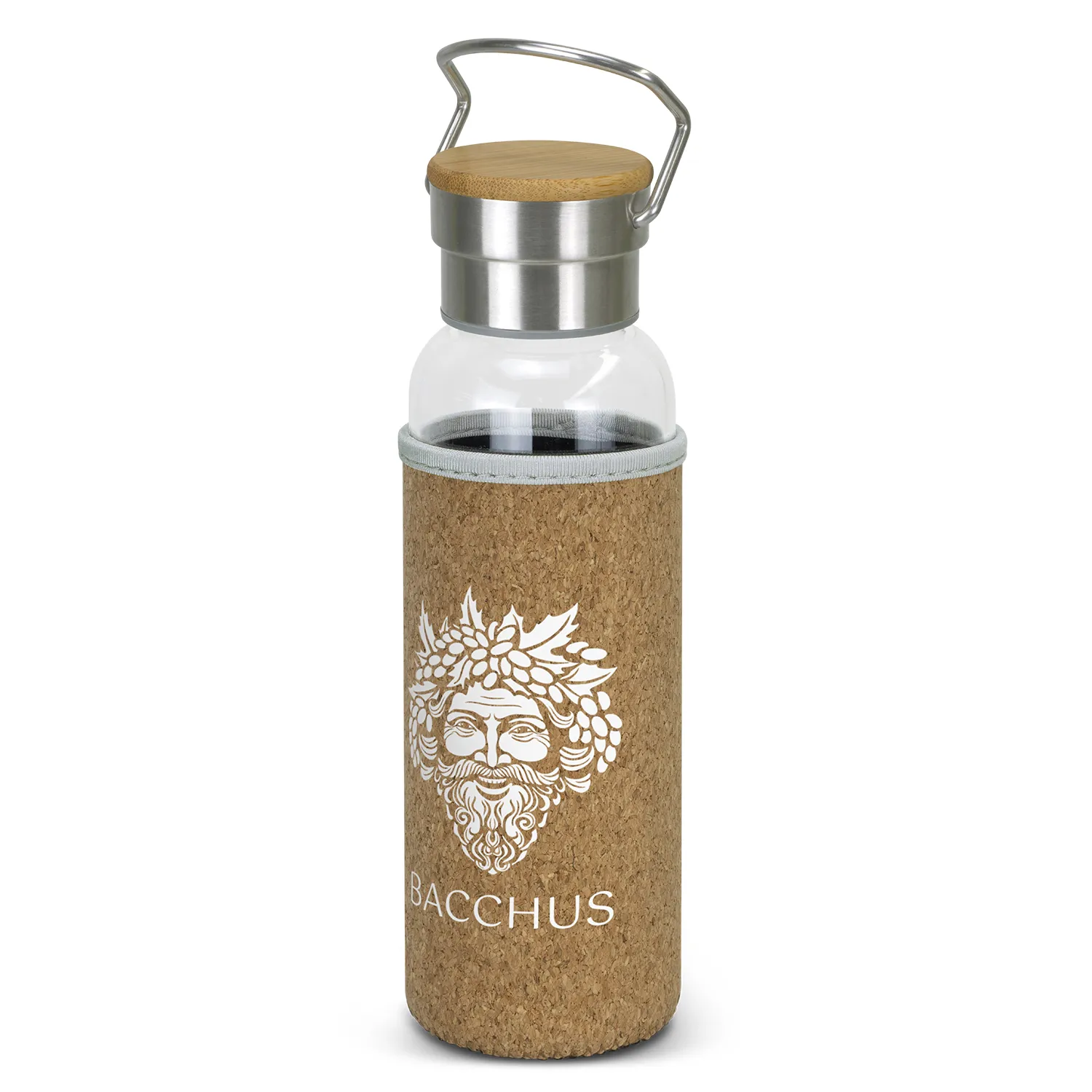 Custom Printed Nomad Glass Cork Sleeve Main Drink Bottle Online In Perth Australia