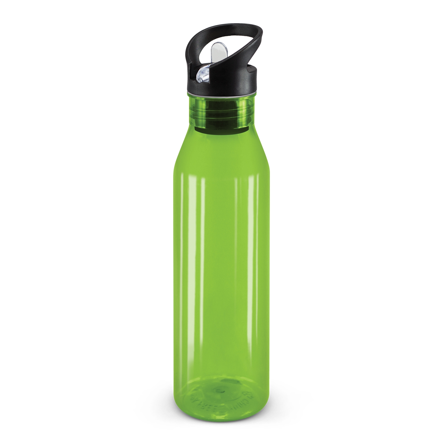 Custom Printed Nomad Translucent Bright Green Plastic Bottle Online In Perth Australia