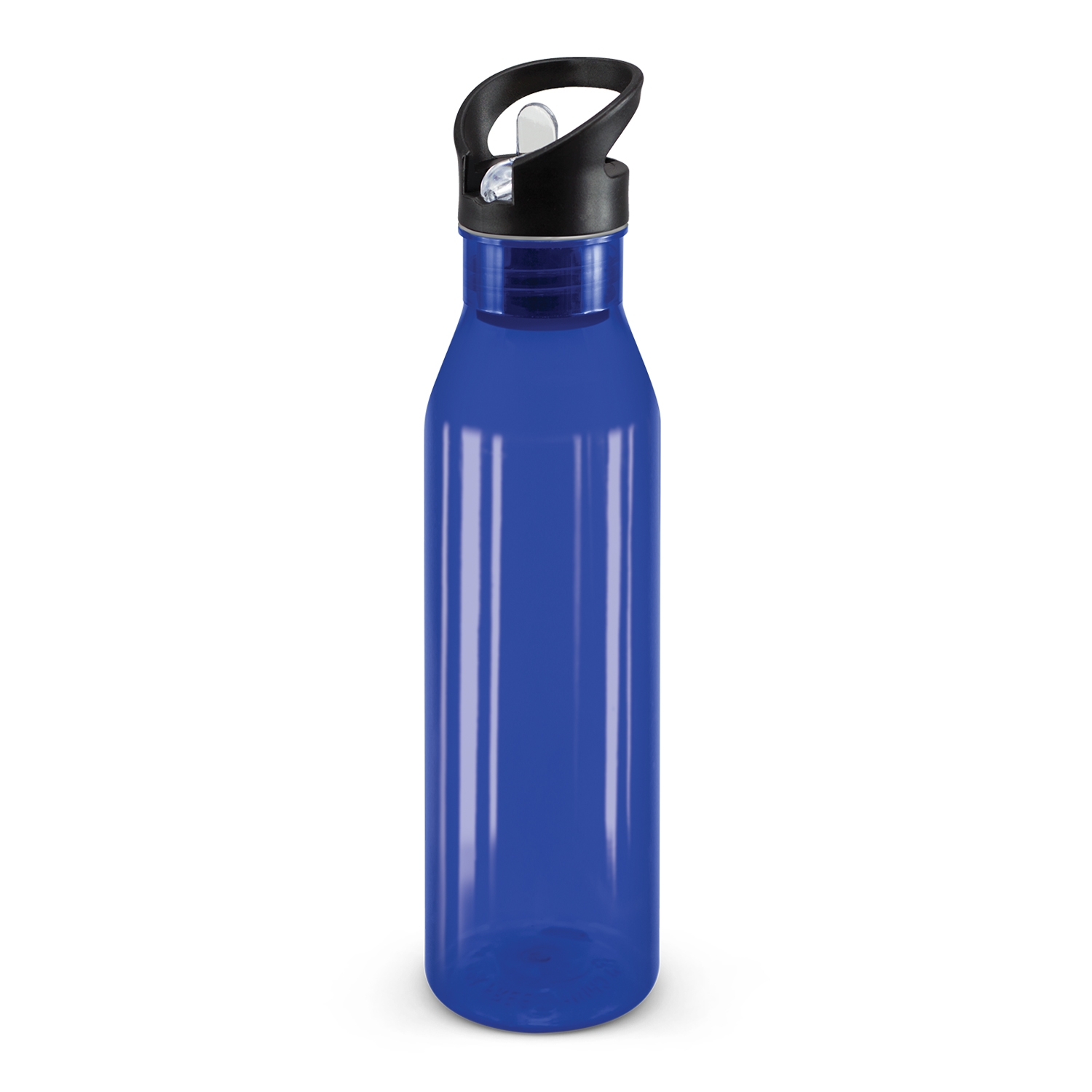 Custom Printed Nomad Translucent Dark Blue Plastic Bottle Online In Perth Australia