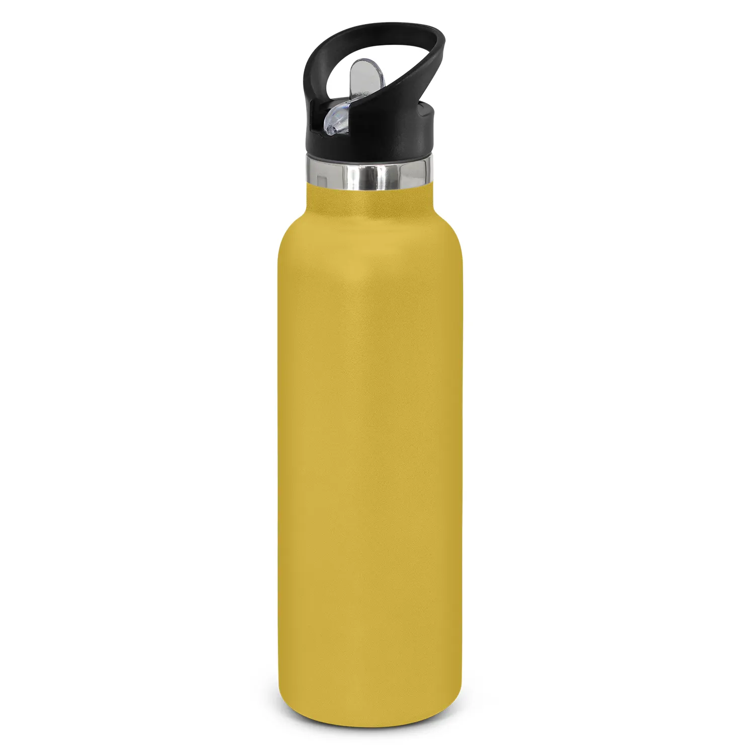 Custom Printed Nomad Vacuum Bottle Powder Coated Mustard Online In Perth Australia