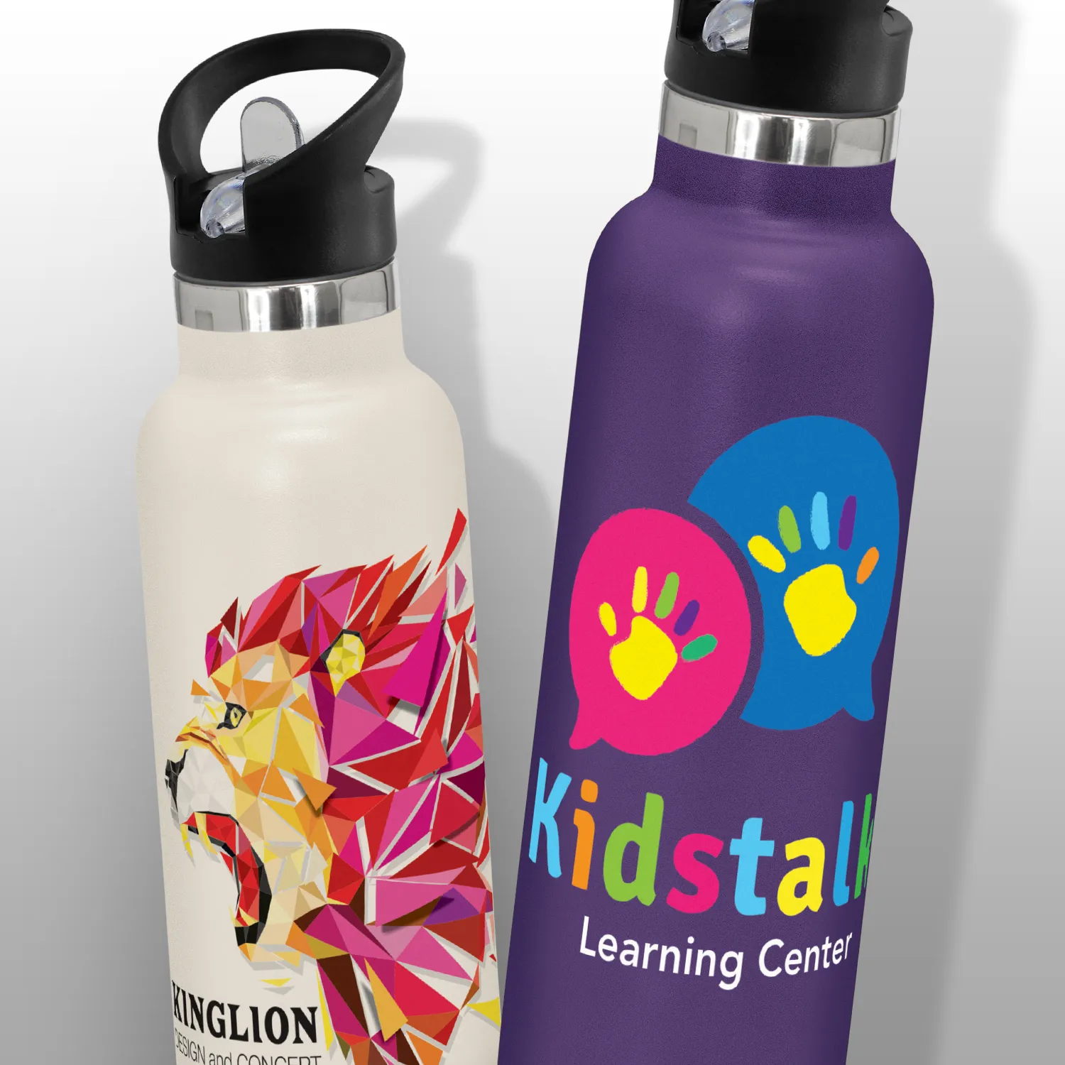 Custom Printed Nomad Vacuum Bottle Powder Coated Rotary Digital Print Online In Perth Australia