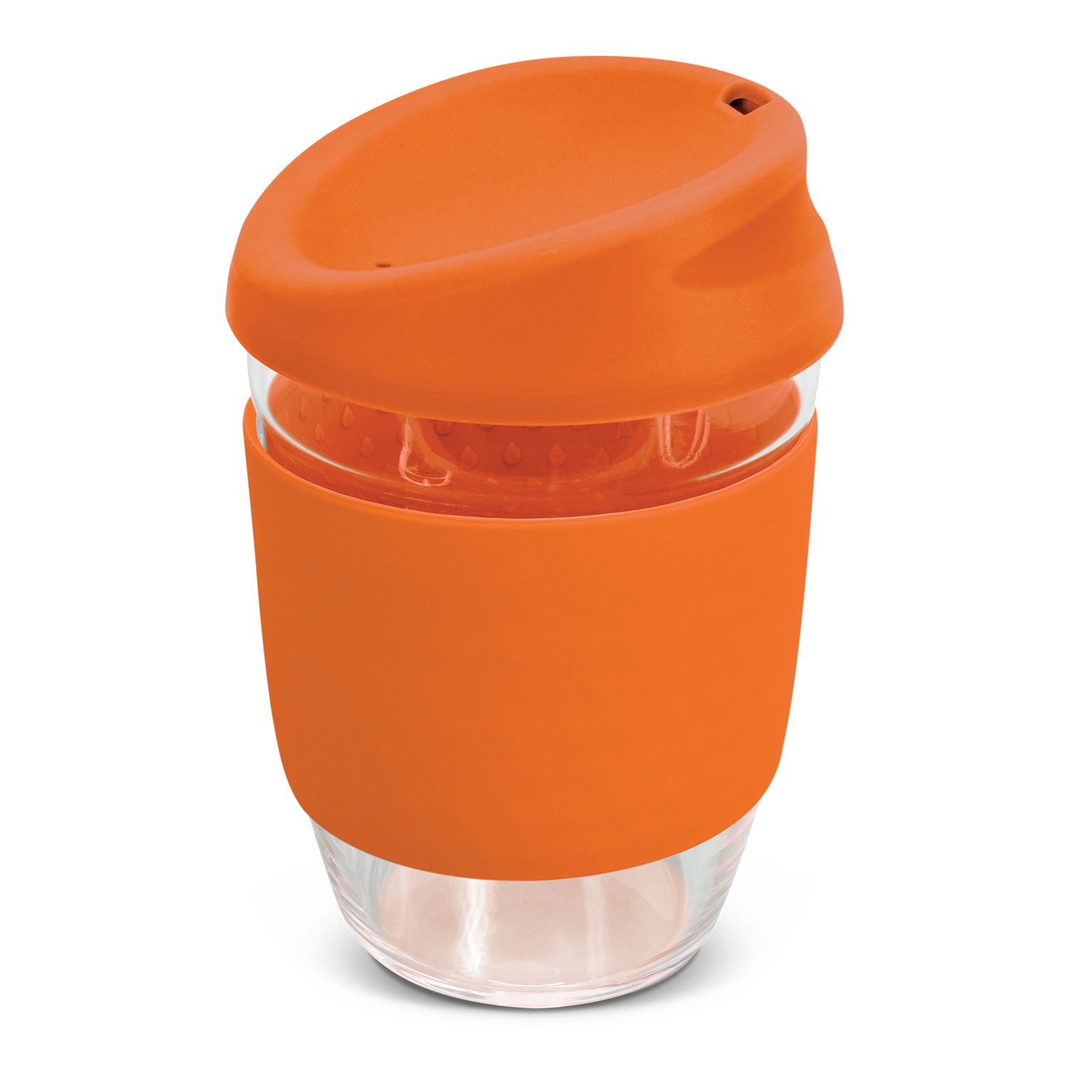  Custom Printed Nova Cup Borosilicate Orange Colour Glass Mugs Online In Perth Australia 