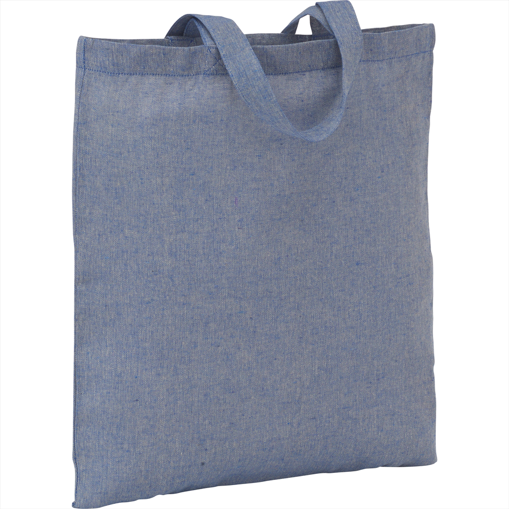  Custom Printed Recycled 140Gsm Twill Tote Blue Cotton Calico Bags Online In Perth Australia 