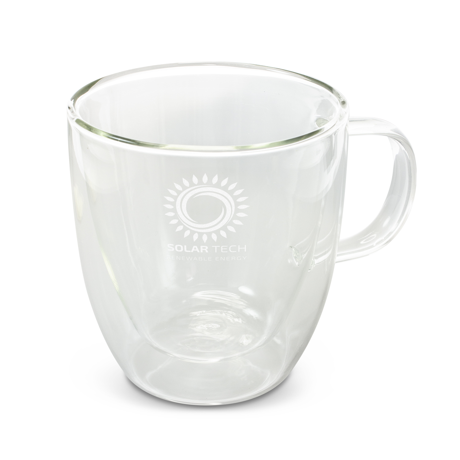 Custom Printed Riviera Double Wall Glass Cup main glass mugs online in Perth Australia 