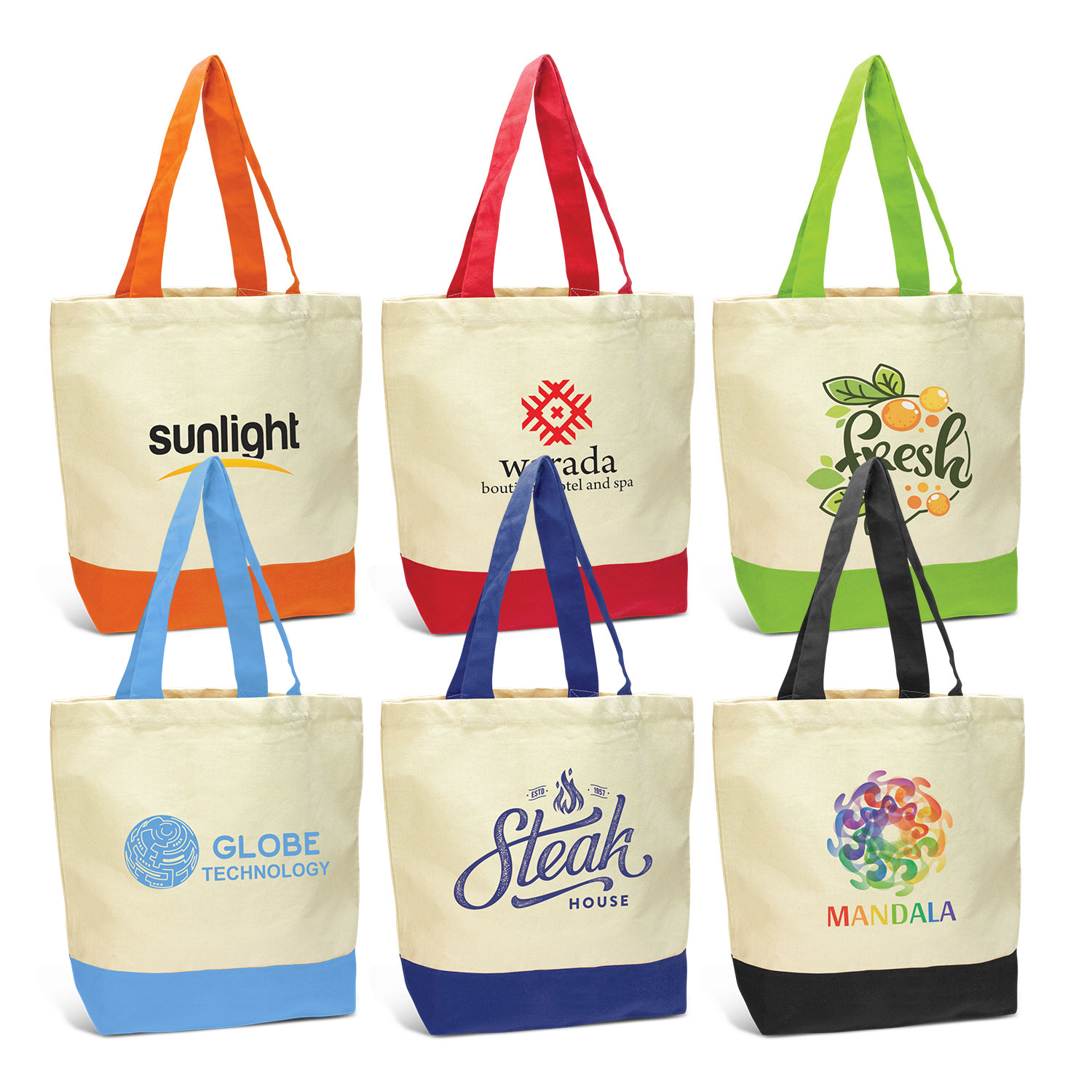 Custom Printed Sedona Canvas Tote Cotton Calico Bags Online In Perth Australia 