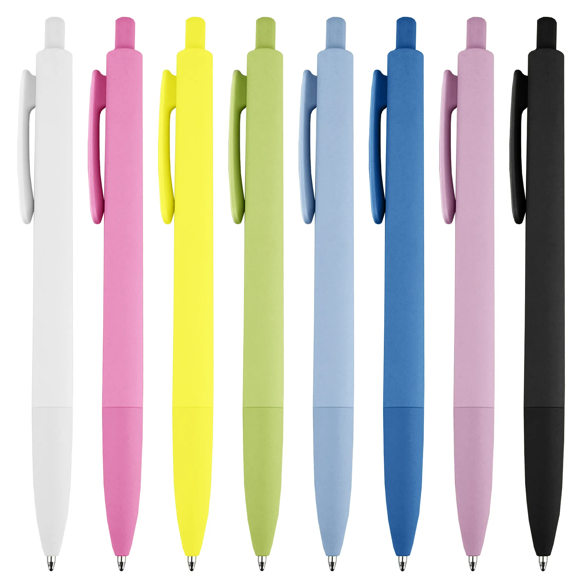 Custom Printed Smooth Light Green Plastic Pens Online In Perth Australia