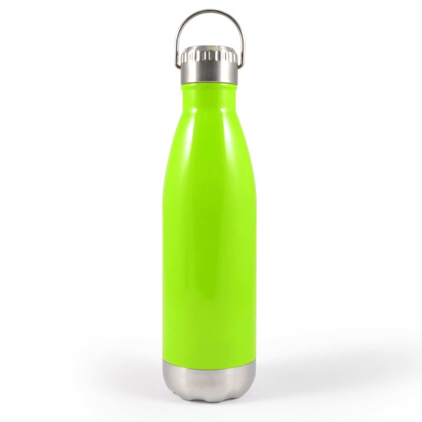 Custom Printed Soda Vacuum With Hanger Lid Light Green Insulated Bottles Online In Perth Australia