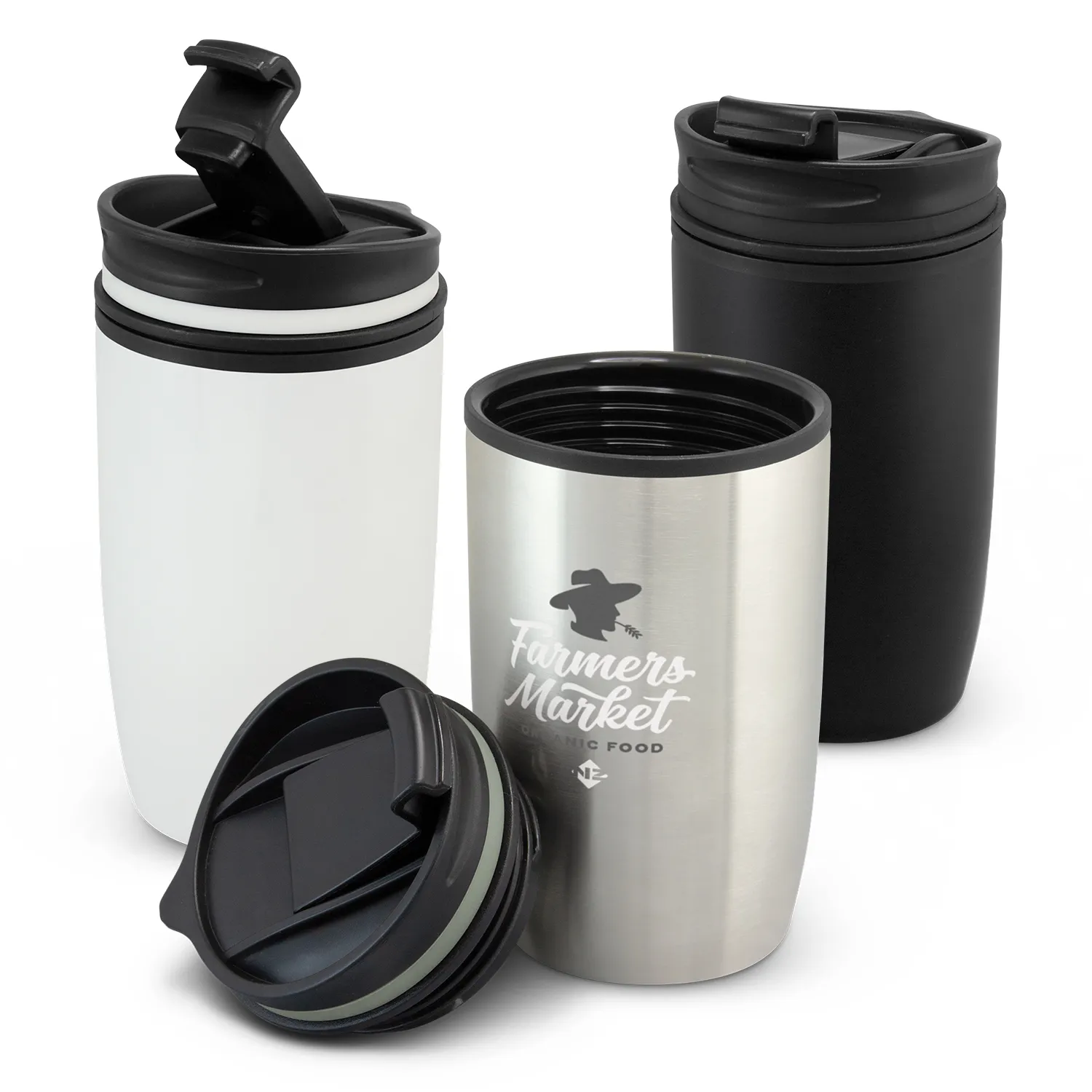 Custom Printed Vento Double Wall Cup Main Travel Mug Online In Perth Australia