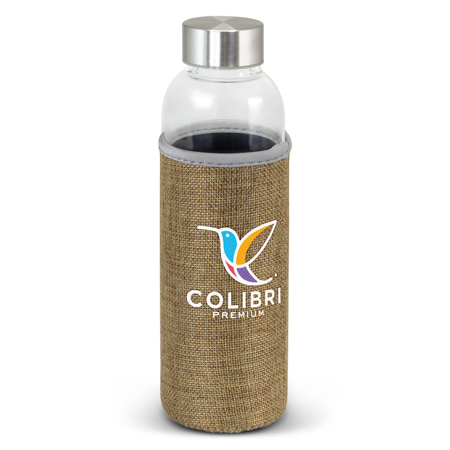 Custom Printed Venus Glass Natural Sleeve Main Drink Bottle Online In Perth Australia