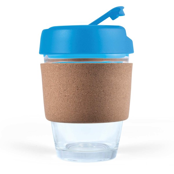  Custom Printed Vienna Coffee Cup Cork Band Light Blue Cup Glass Mugs Online In Perth Australia 