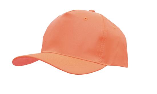 Personalised Bulk Breathable Poly Twill Hiviz Orange Caps 10 Online In Perth Australia