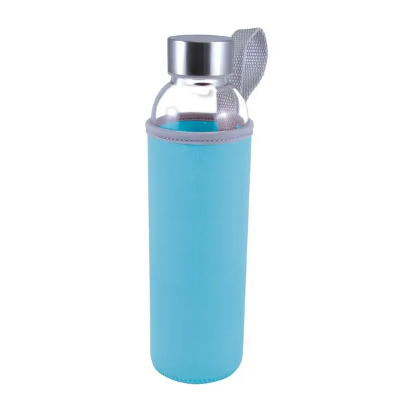 Personalised Bulk Capri Glass Neoprene Sleeve Light Blue Drink Bottle Online In Perth Australia