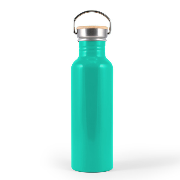 Personalised Bulk Chat Recycled Aluminium Drink Teal Stainless Bottle Online In Perth Australia