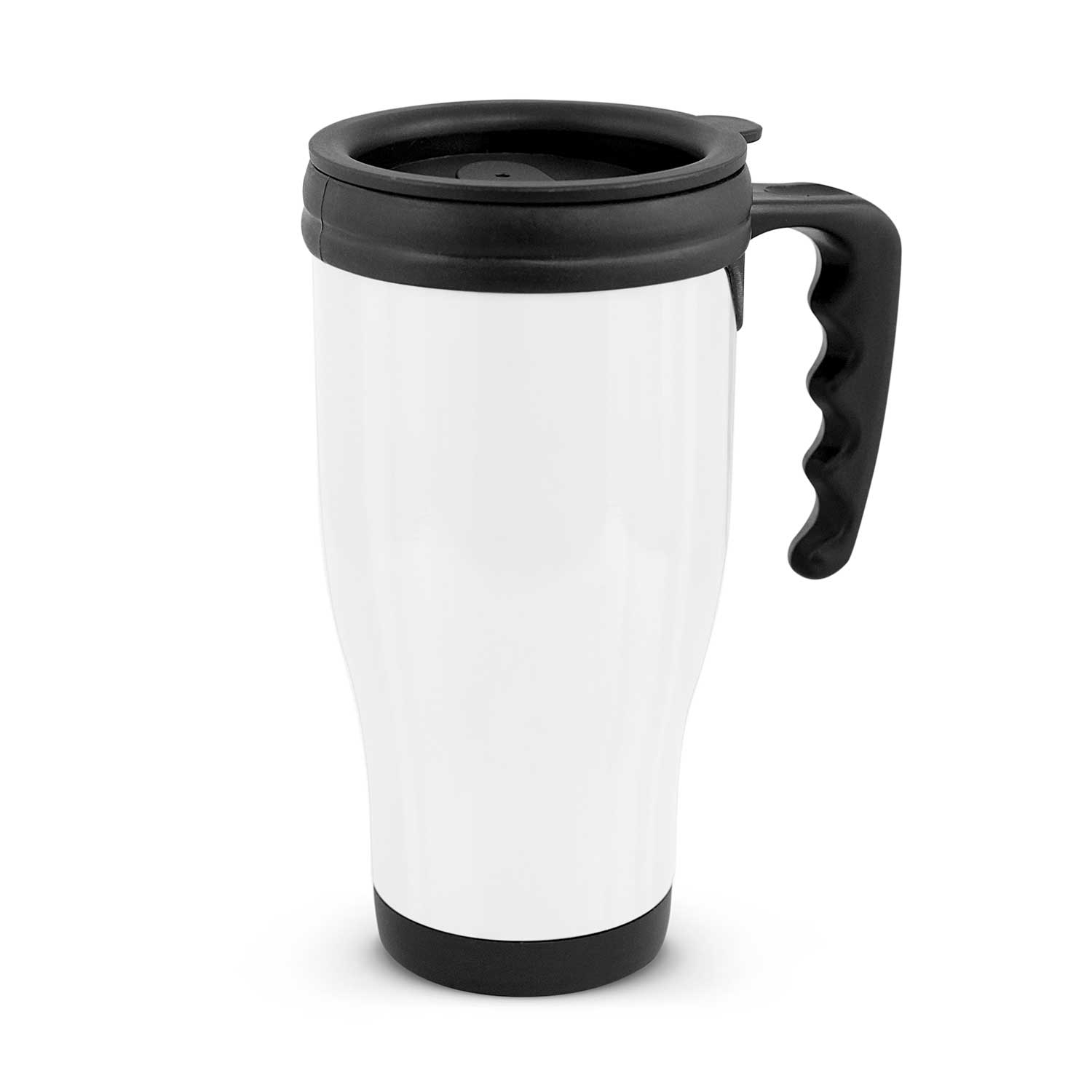 Personalised Bulk Commuter Travel White Stainless Mugs Online In Perth Australia