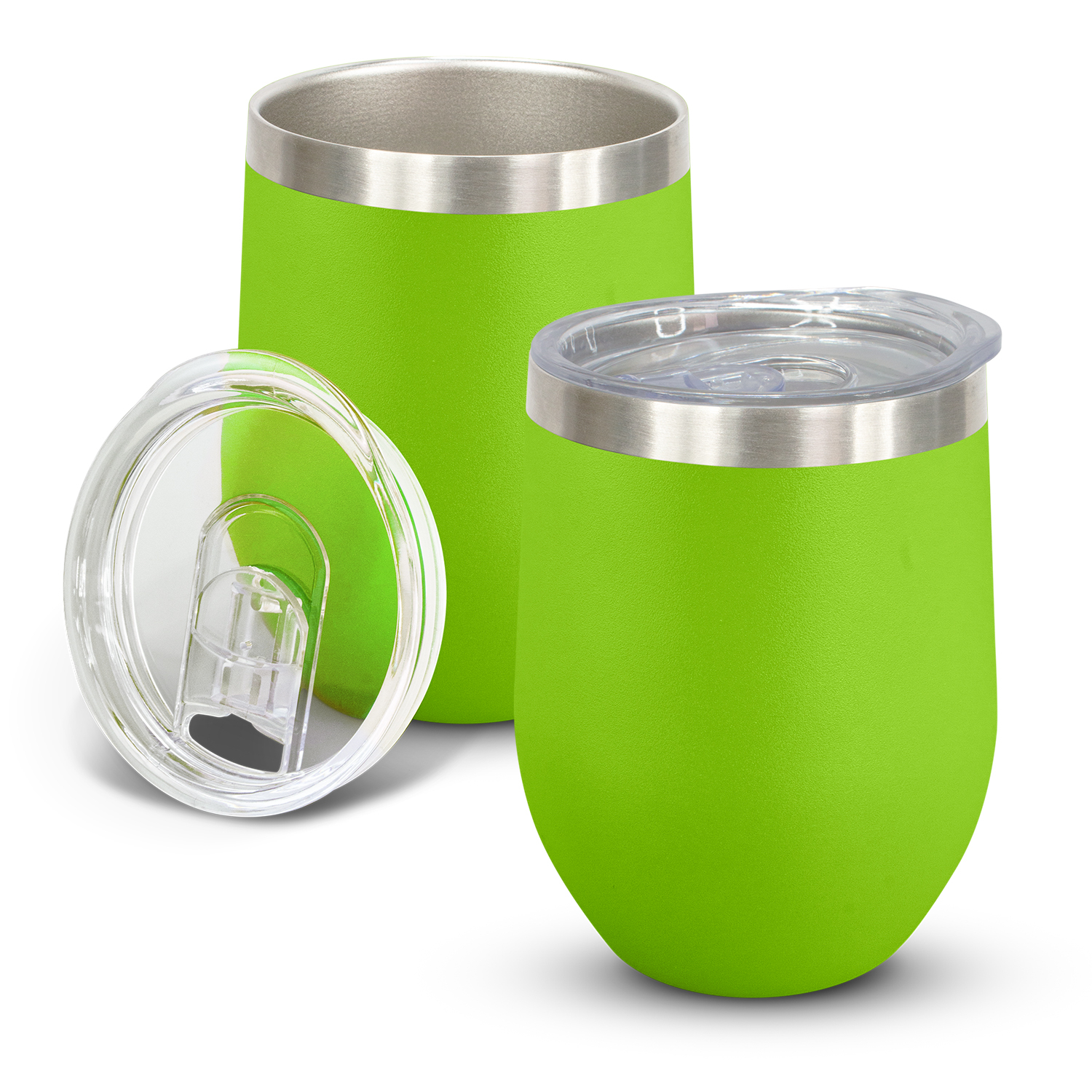 Personalised Bulk Cordia Vacuum Cup Powder Coated Bright Green online In Perth Australia