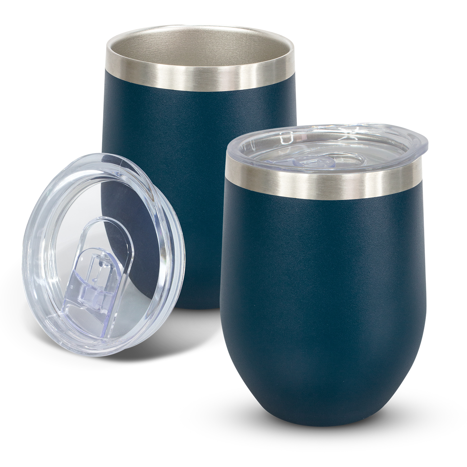 Personalised Bulk Cordia Vacuum Cup Powder Coated Navy Online In Perth Australia