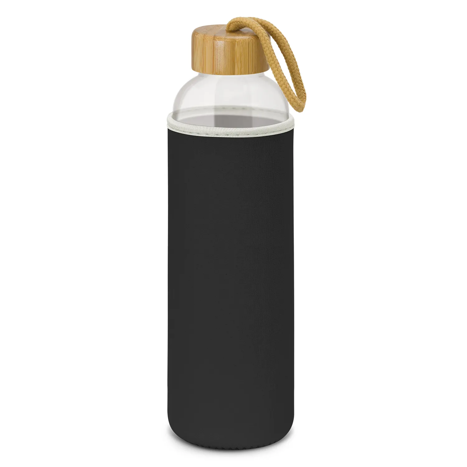 Personalised Bulk Eden Glass Neoprene Sleeve Black Drink Bottle Online In Perth Australia