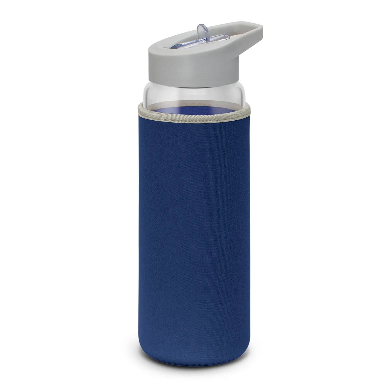 Personalised Bulk Elixir Glass Neoprene Sleeve Dark Blue Drink Bottle Online In Perth Australia