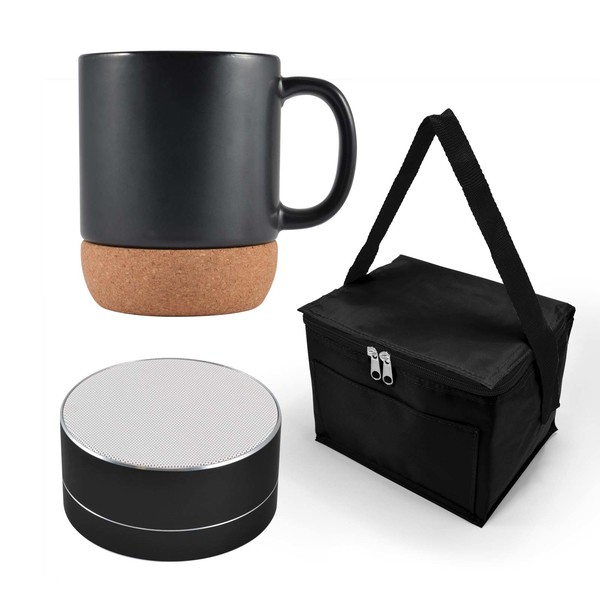 Personalised Bulk Espresso Coffee Cup And Speaker Pack Black Premium Mugs Online In Perth Australia