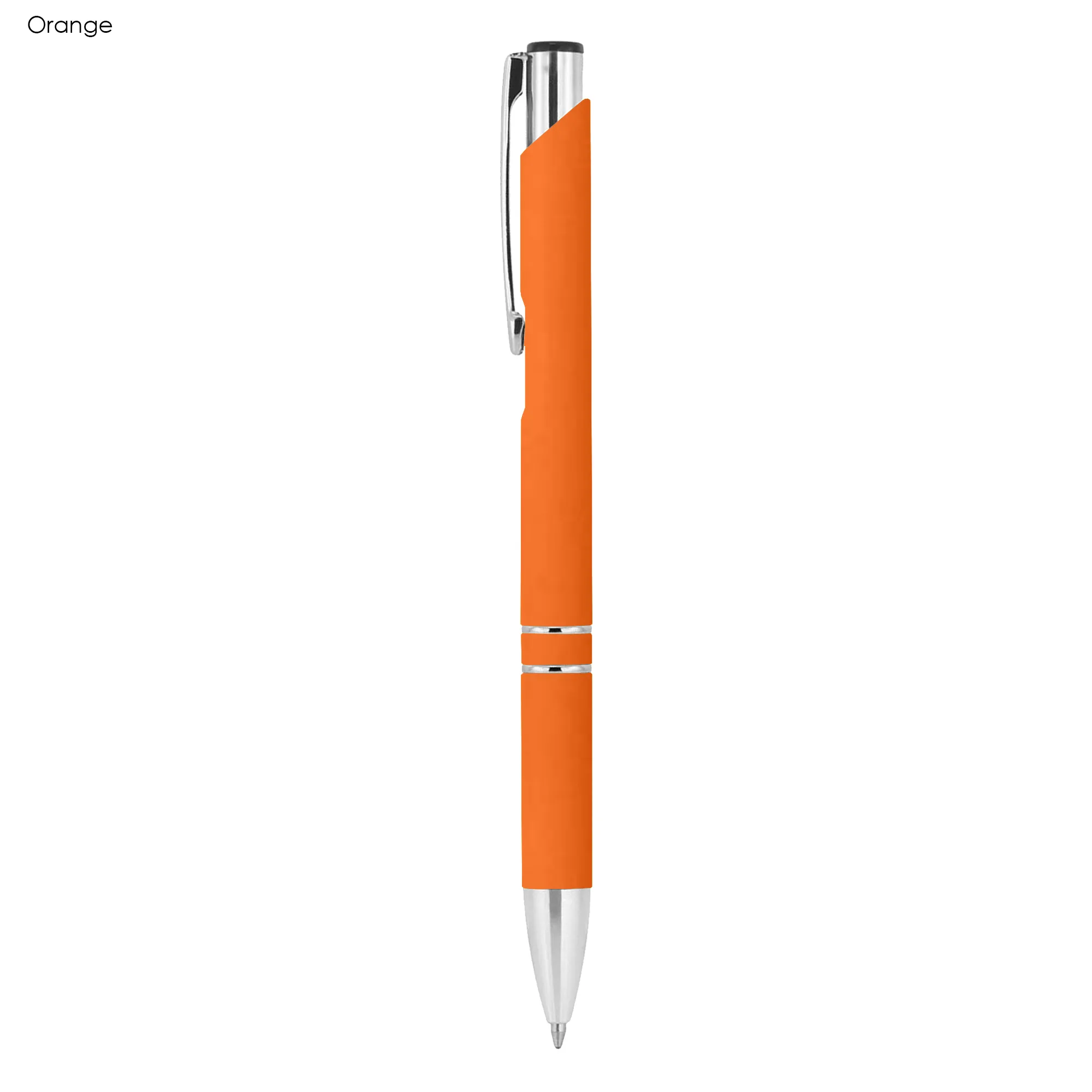 Personalised Bulk Euroauz Rubberised Orange Metal Wood Pens Online In Perth Australia