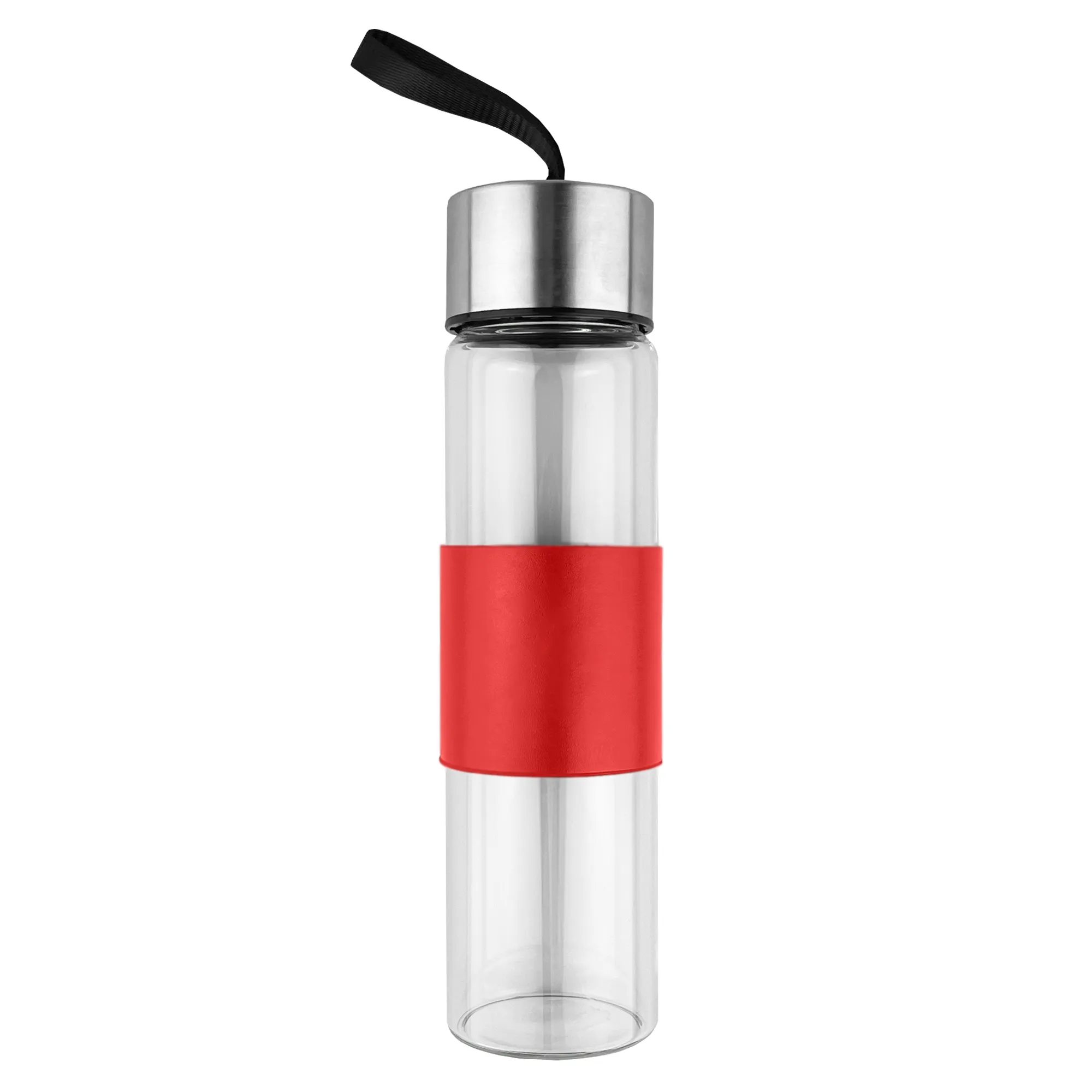 Personalised Bulk Evoke Glass Red Drink Bottle Online In Perth Australia