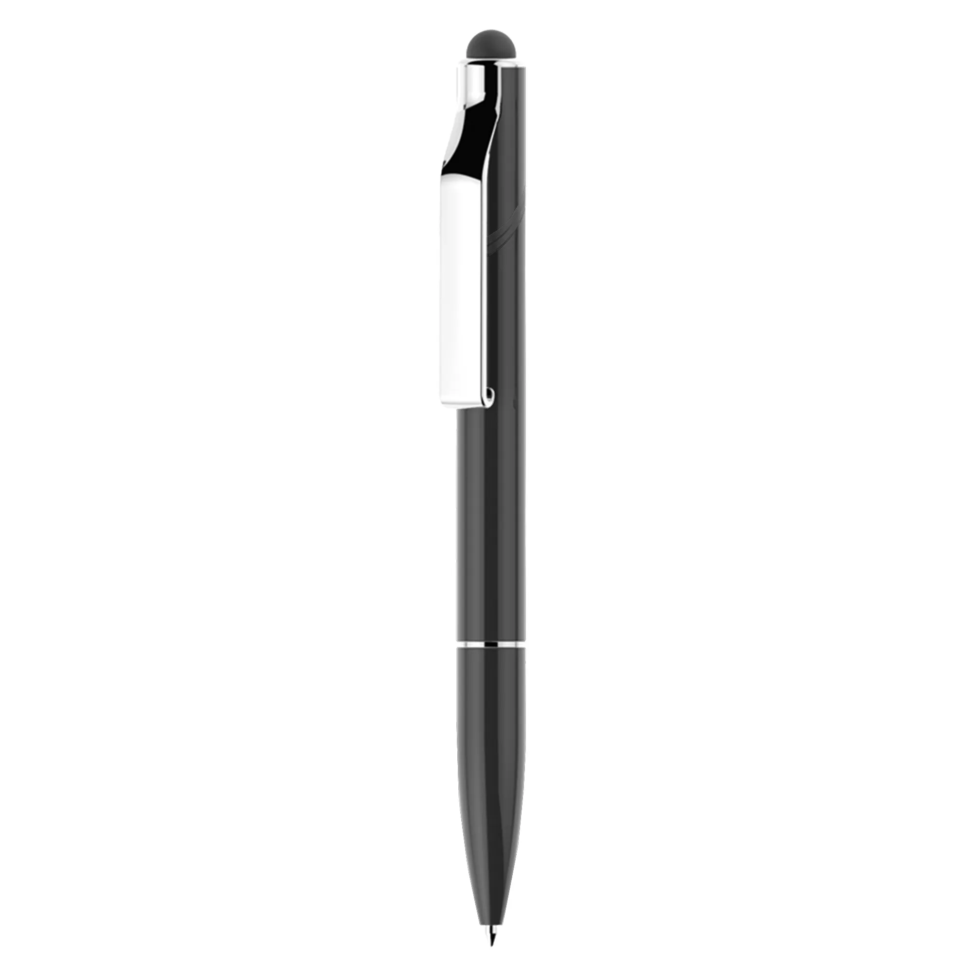 Personalised Bulk Metal I-Stand Twist Black Stylus Pens Online In Perth Australia