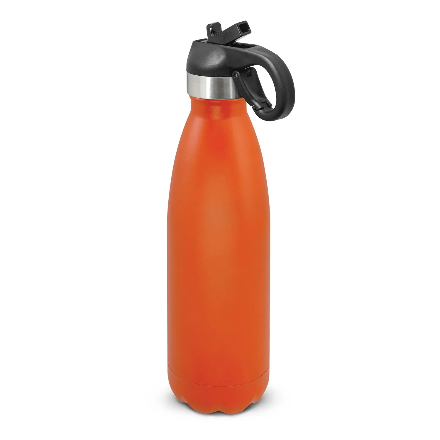 Personalised Bulk Mirage Powder Coated Vacuum Bottle Flip Lid Orange Online In Perth Australia