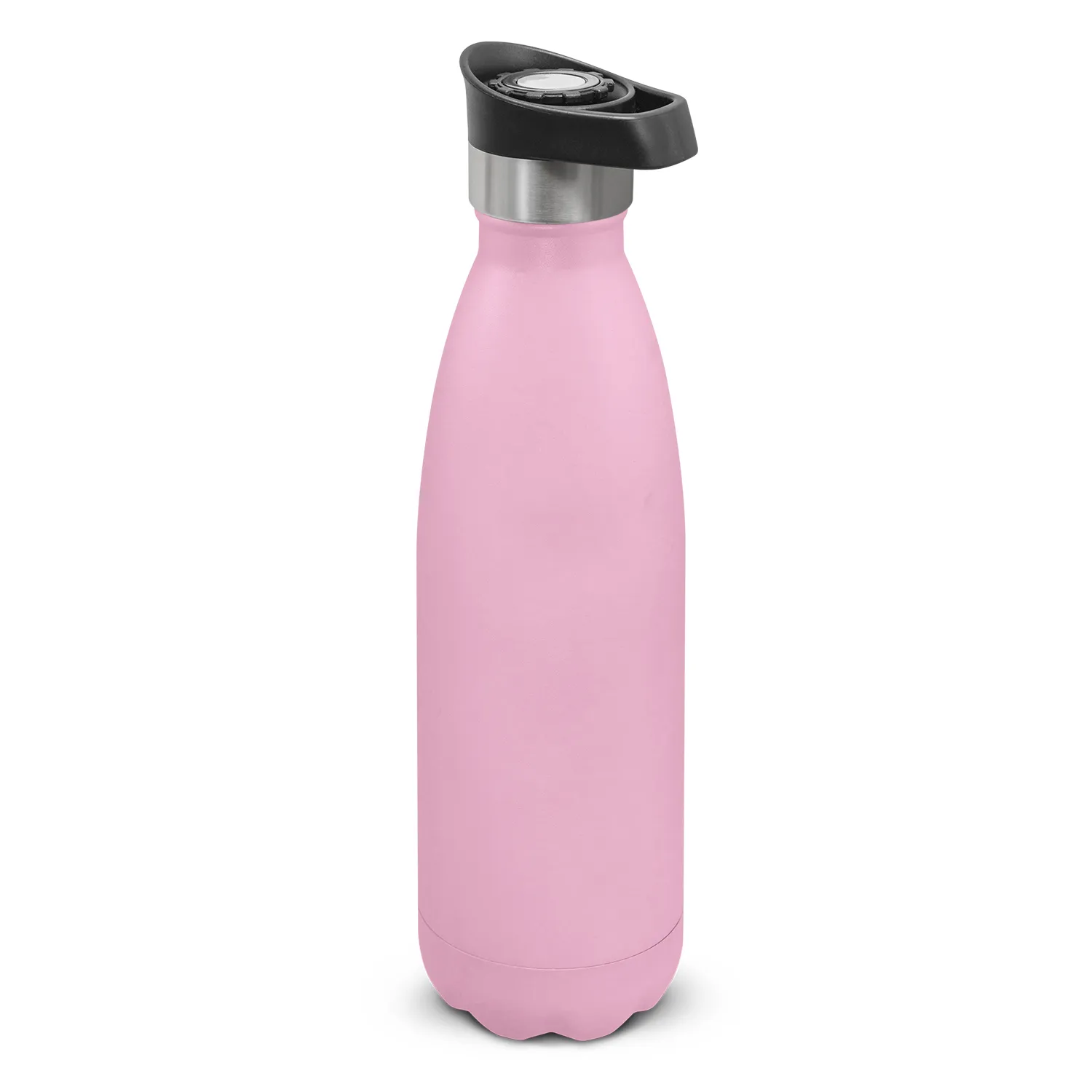 Personalised Bulk Mirage Powder Coated Vacuum Bottle Push Button Lid Pale Pink Online In Perth Australia