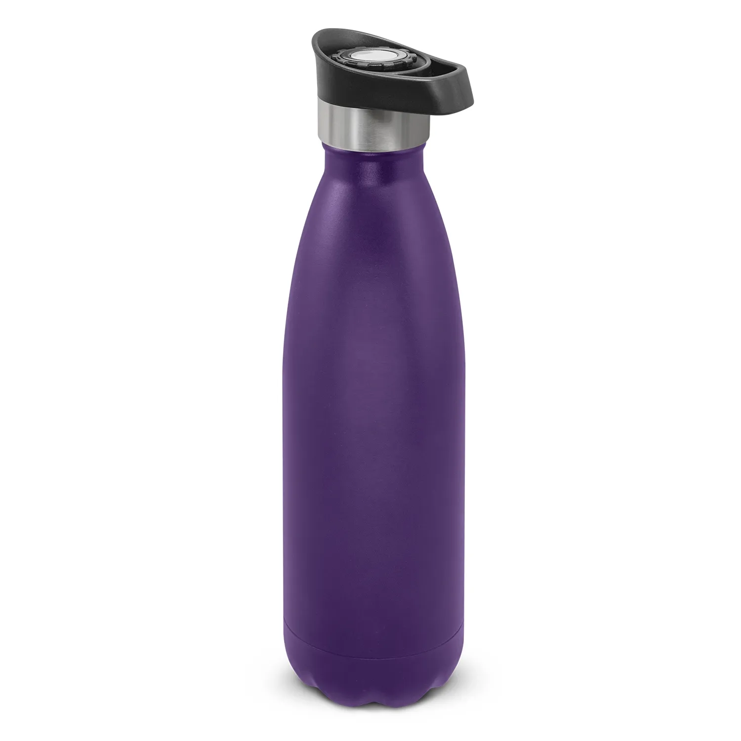 Personalised Bulk Mirage Powder Coated Vacuum Bottle Push Button Lid Purple Online In Perth Australia