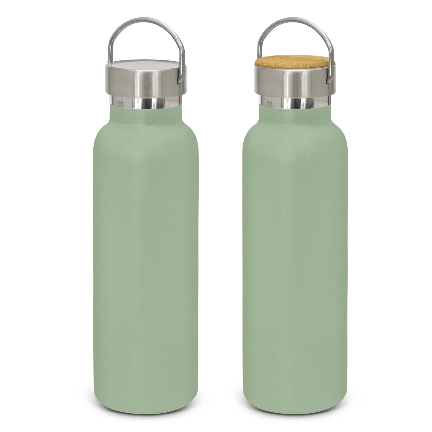 Personalised Bulk Nomad Deco Vacuum Bottle Powder Coated Sage Online In Perth Australia