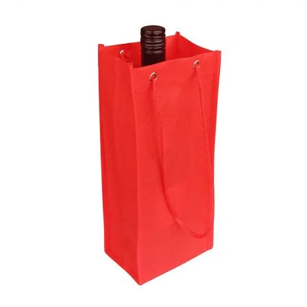 Personalised Bulk Non Woven Single Bottle Bag Red Online In Perth Australia