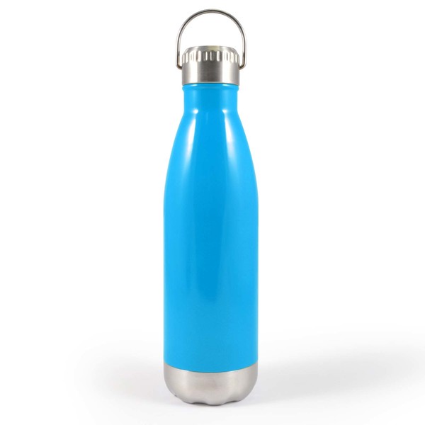 Personalised Bulk Soda Vacuum With Hanger Lid Light Blue Insulated Bottles Online In Perth Australia