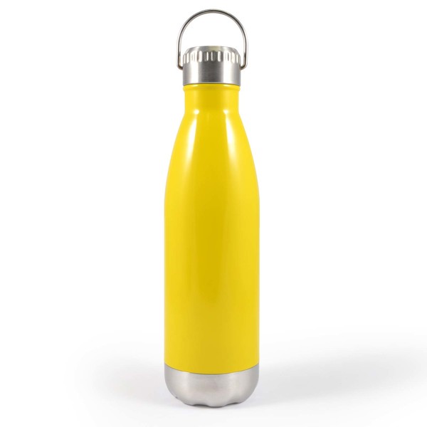 Personalised Bulk Soda Vacuum With Hanger Lid Yellow Insulated Bottles Online In Perth Australia