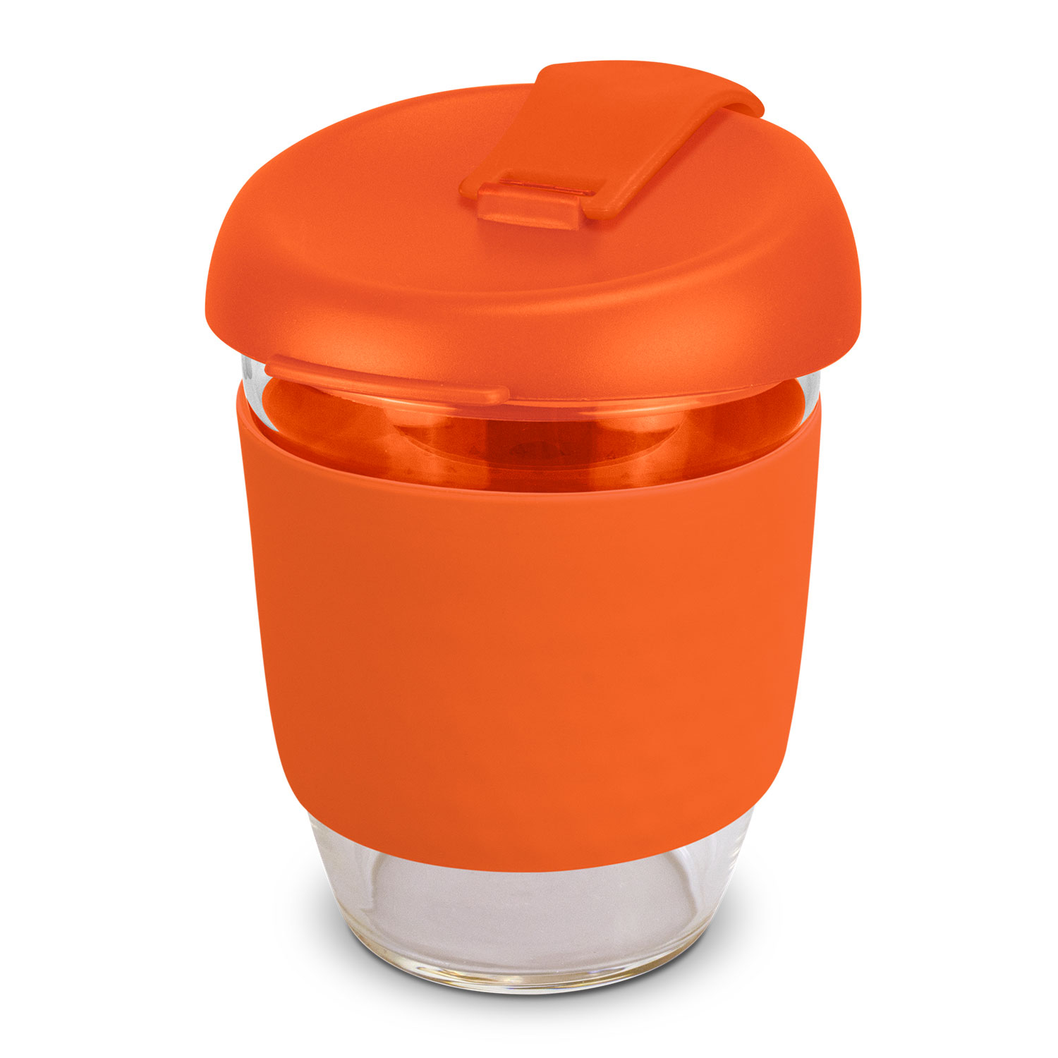  Personalised Bulk Stellar Cup Borosilicate Orange Colour Glass Mugs Online In Perth Australia 