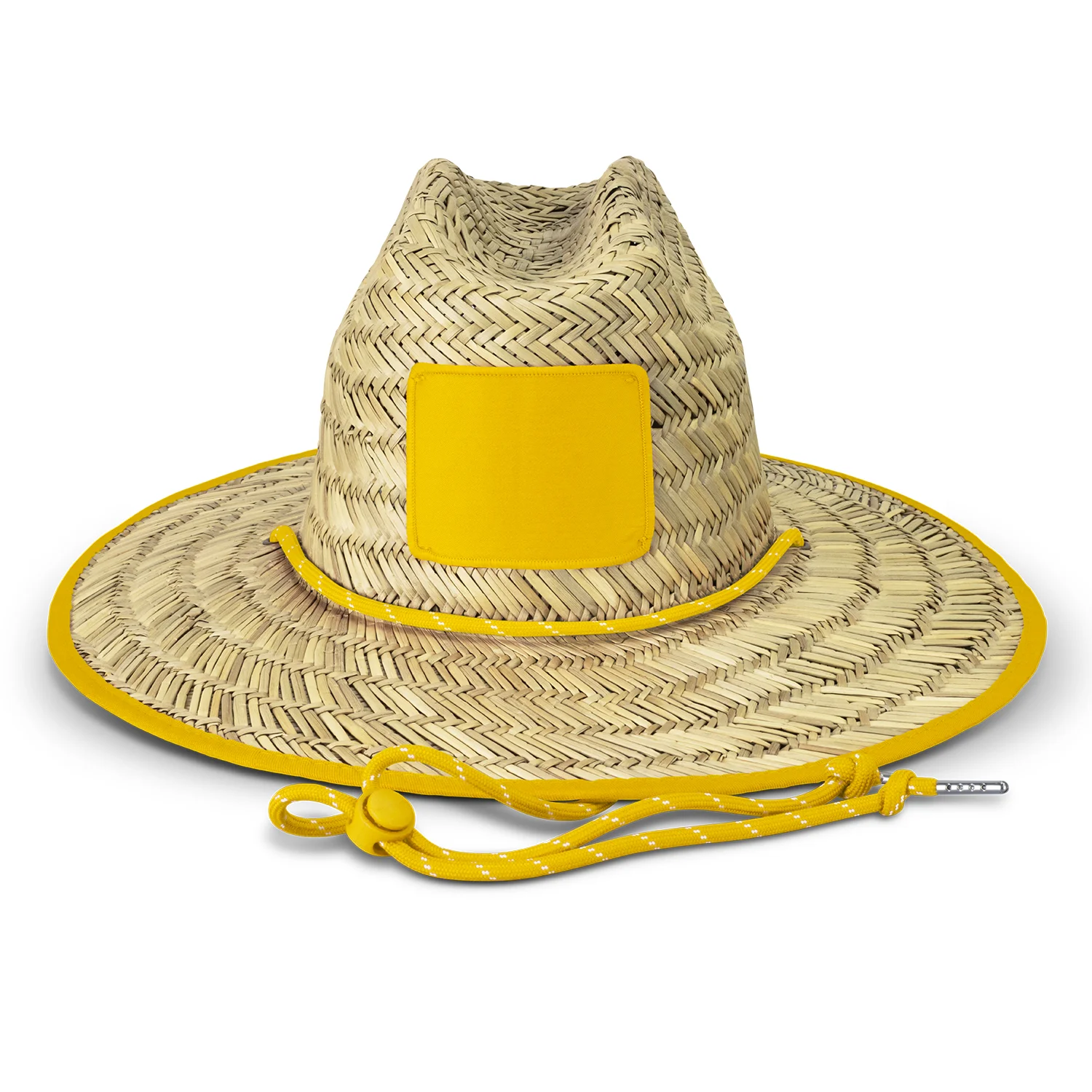 Personalised Bulk Tiki Straw Hat Yellow Online In Perth Australia