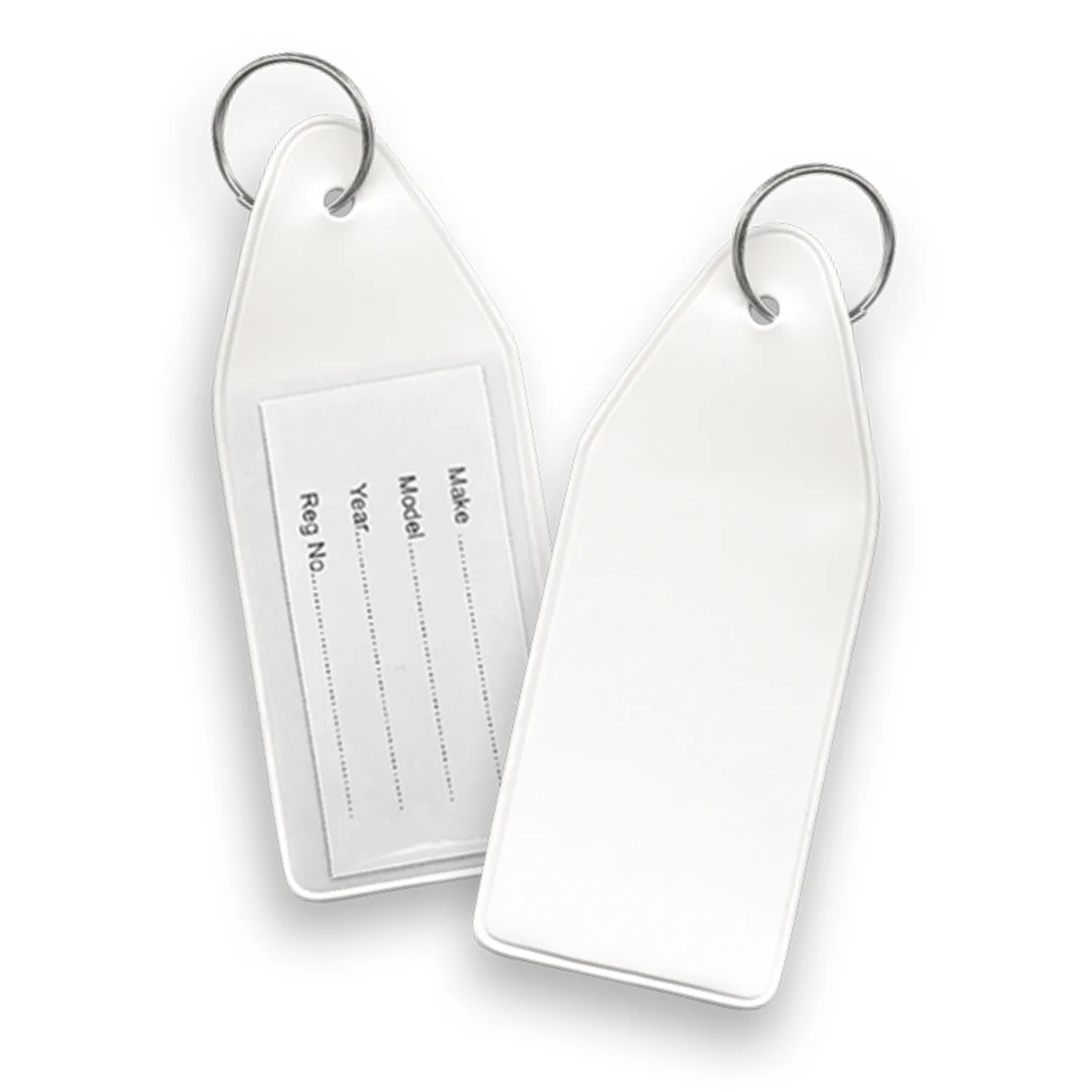  Personalised Bulk Vinyl Keytag White Keyring Online In Perth Australia