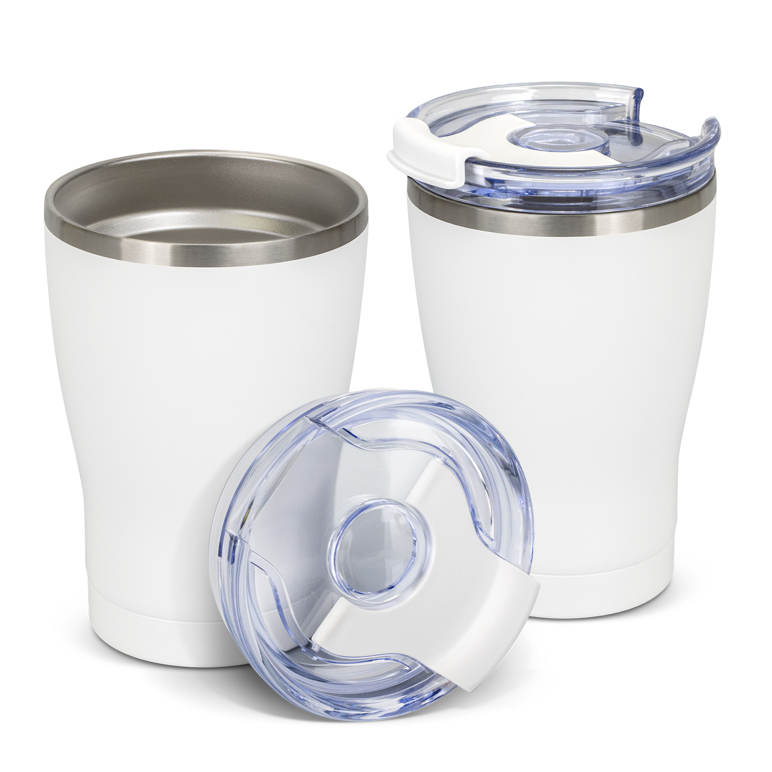 Promotional Bulk Arc Vacuum Cup White Insulated Mugs Online In Perth Australia