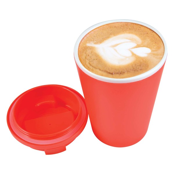  Promotional Bulk Aroma Coffee Cup Comfort Lid Navy Blue Colour Plastic Mugs Online In Perth Australia 