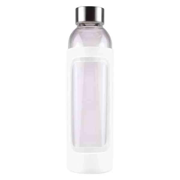 Promotional Bulk Capri Glass Silicone Sleeve White Drink Bottle Online In Perth Australia