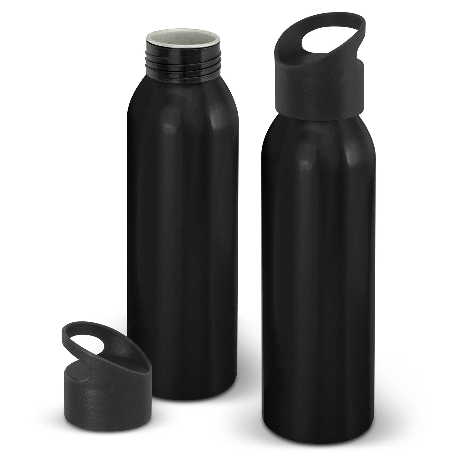 Promotional Bulk Eclipse Aluminium Black Stainless Bottle Online In Perth Australia